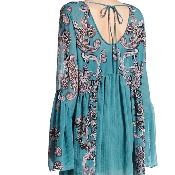 Free People | Printed Symphony Sheer Dress - Size - Picture 4 of 7